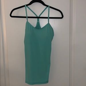 Light green-blue Lululemon tank